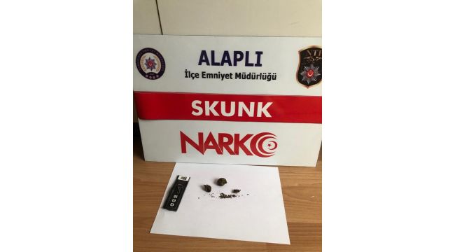 Alaplı' da polisten uyuşturucu operasyonu