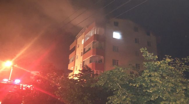 - Alaplı'da yangın paniği