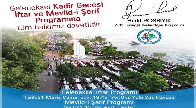 Başkan Posbıyık'ın Kadir Gecesi mesajı