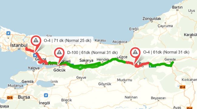 Bayram tatilinde yola çıkmak için en uygun günleri ve saatleri açıklandı 