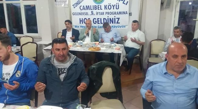 ÇAMLIBEL KÖYLÜLER İSTANBUL'DA İFTARDA BULUŞTU