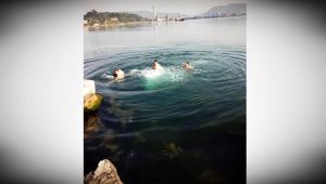 Hava sıcaktı ancak deniz suyu...