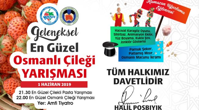 OSMANLI ÇİLEĞİ YARIŞMALARI YAPILACAK 