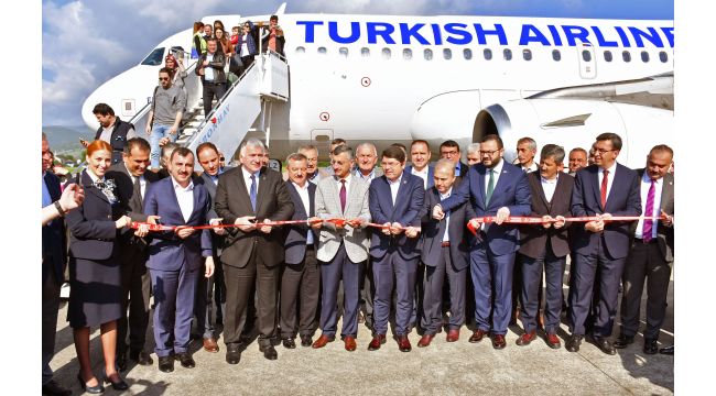 Türk Hava Yolları Zonguldak'a tarifeli sefer başlattı 