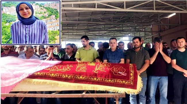 Genç kız son yolculuğuna uğurlandı