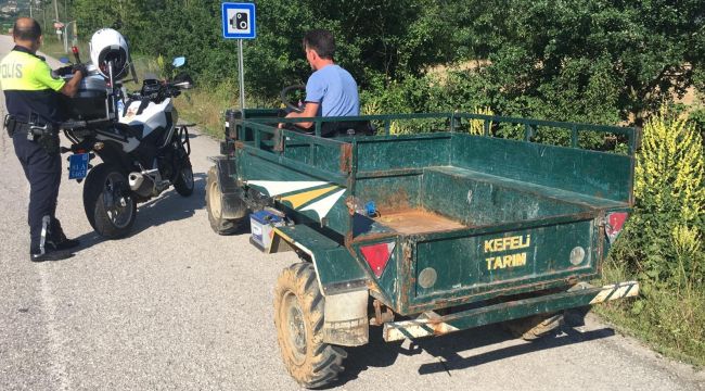 Pat pat ile trafiğe çıkan yandı
