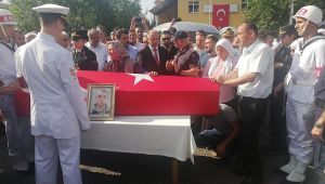 BOĞULAN ASKER SON YOLCULUĞUNA UĞURLANDI…