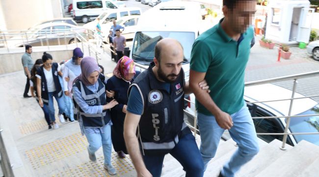  Zonguldak merkezli FETÖ operasyonu: 8 şüpheli adliyede 