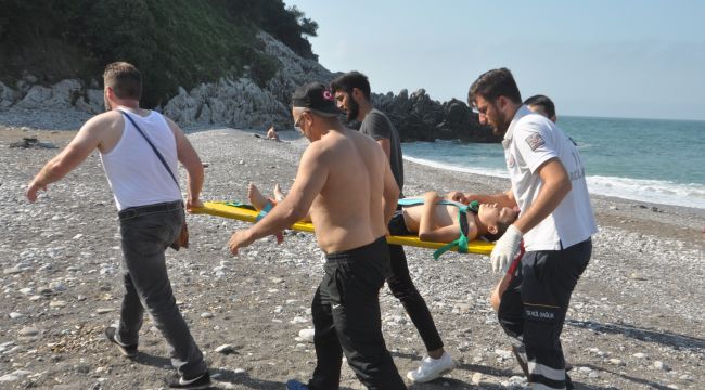 12 yaşındaki çocuk boğulma tehlikesi geçirdi