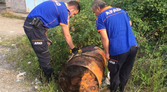- Alaplı'da şüpheli varil paniği