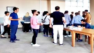 BEÜ'de şahsen başvurular yoğun ilgi gördü