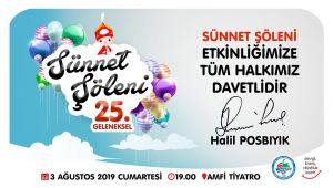 SÜNNET ŞÖLENİ CUMARTESİ AKŞAMI...