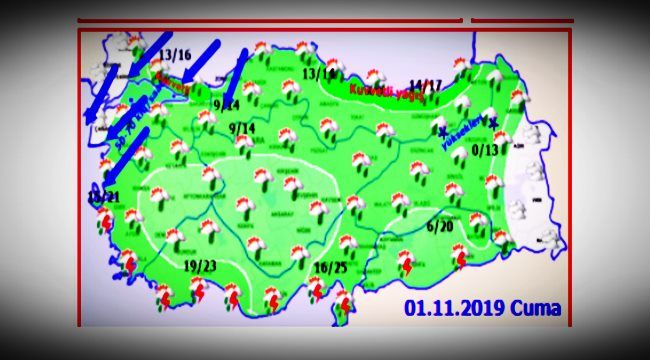 Kuvvetli fırtına uyarısı!