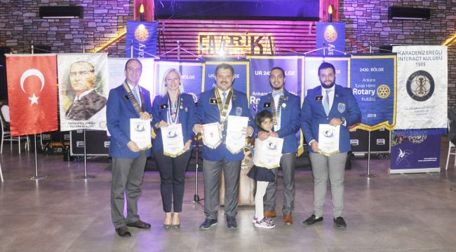 6 farklı rotary kulübü ortak toplantıda bir araya geldi