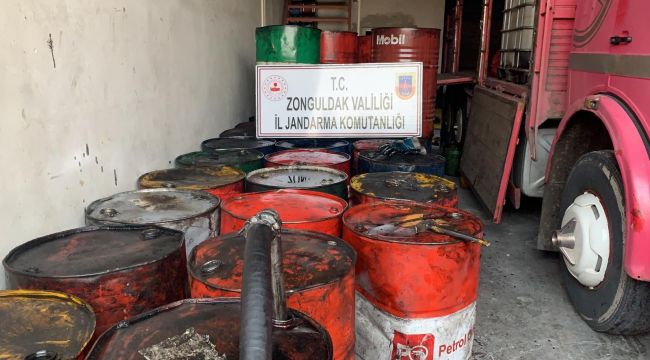  Depo baskınında 10 bin litre kaçak madeni yağ ele geçirildi