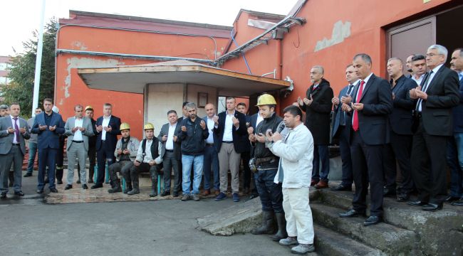  GMİS yönetim kurulu Armutçuk'ta madenciyi ziyaret etti