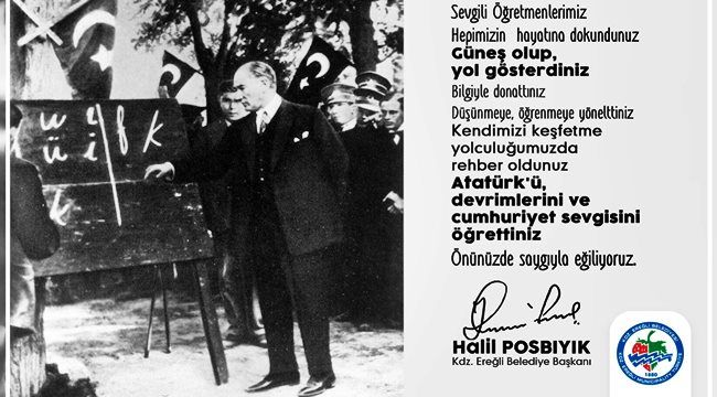 Posbıyık: Öğretmenler onu konuğumuz