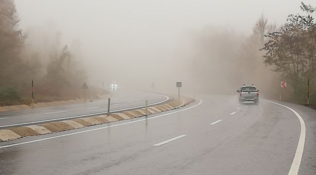 Zonguldak’ta sis, görüş mesafesi 50 metreye düştü