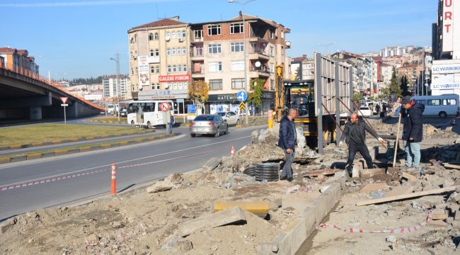 EREĞLİ’DE, TRAFİĞİ RAHATLATACAK ÇALIŞMALAR BAŞLADI