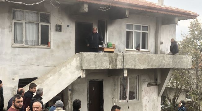  Sobadan çıkan yangın ekiplerin müdahalesiyle söndürüldü