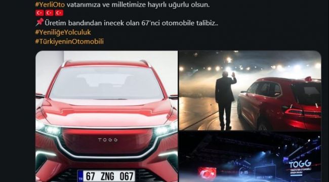 - Yerli otomobile bir talip de Zonguldak’tan