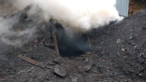 51 kaçak kömür ocağı dinamitle patlatıldı