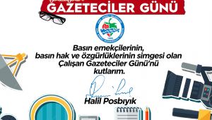 POSBIYIK, GAZETECİLER GÜNÜ’NÜ KUTLADI