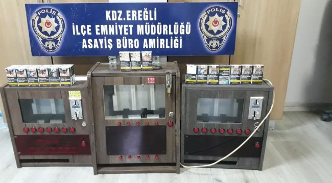 Kıraathanelere oyun makinası baskını