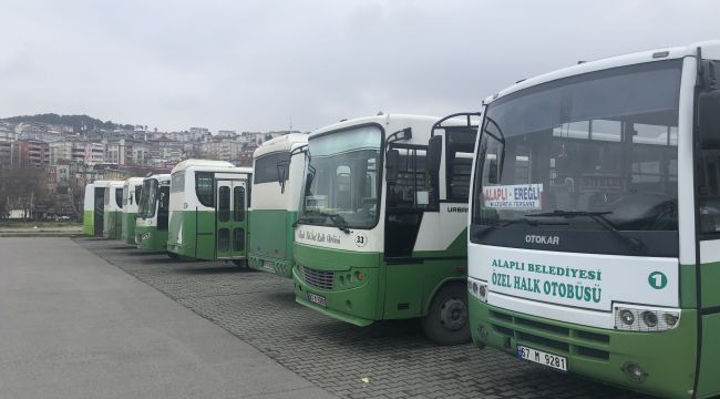 - Alaplı'da 65 yaş üstü ücretsiz kartlar iptal edildi