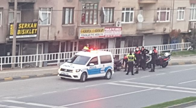 - Ceza yememek için motosikleti bırakıp kaçtı