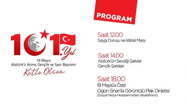 KDZ. EREĞLİ BELEDİYESİ'NDEN 19 MAYIS'A ÖZEL PROGRAM