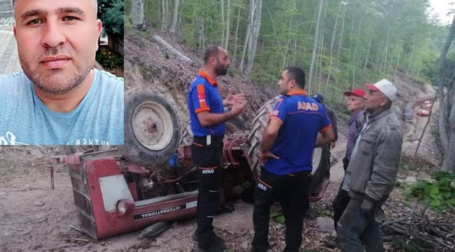 - Kullandığı traktörün altında kaldı