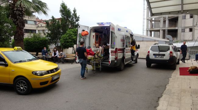 - Lastik şişirirken canından oluyordu