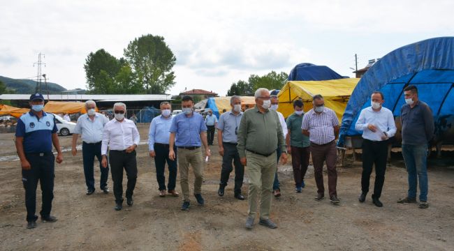 KURBAN PAZARI PANDEMİ KOŞULLARINA GÖRE HAZIRLANDI