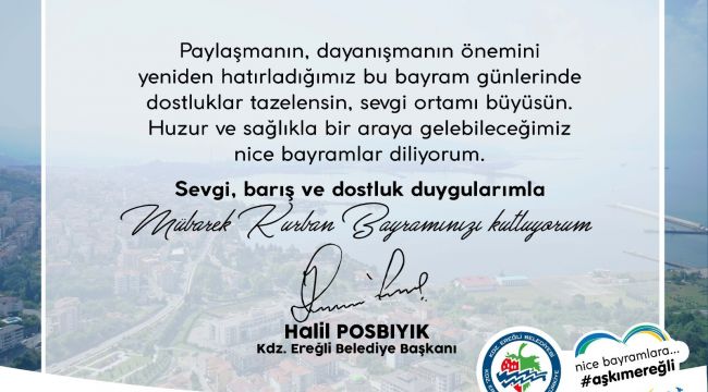 - Posbıyık; 'Telefonla bayramlaşmaya ağırlık verelim'