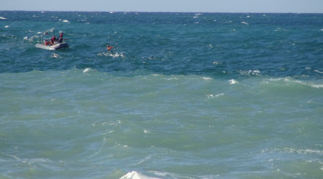  Boğulma tehlikesi geçiren adamı sahil güvenlik kurtardı