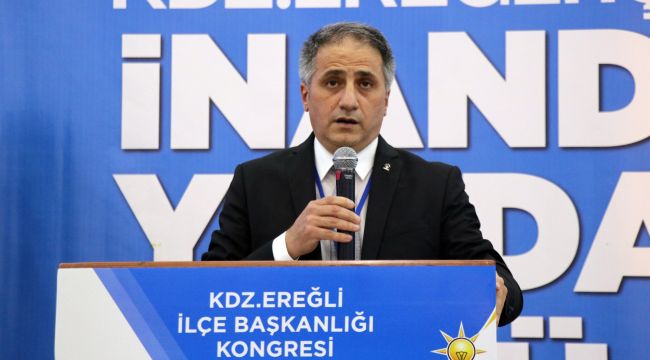  AK Parti Kdz. Ereğli ilçe başkanlığına Bozkurt seçildi