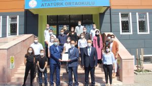 - İLK BELGE ALAPLI ATATÜRK ORTA OKULU’NA