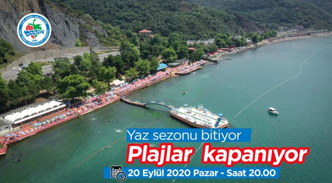 Kdz Ereğli Belediyesi plaj sezonunu kapatıyor
