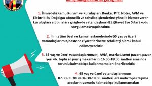 65 yaş üstüne yeni yasaklar geldi...