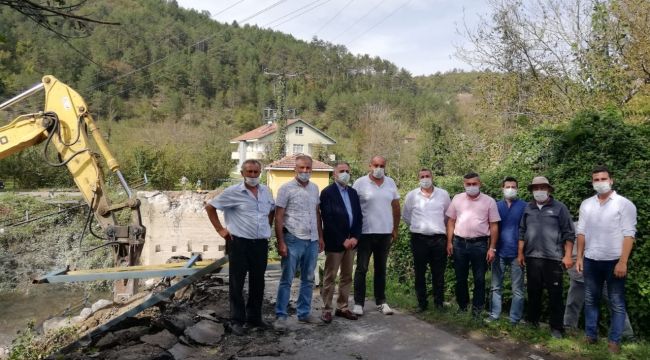 Çiğdemli Köyü’ne güvenli köprü yapılacak