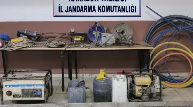 Karabük’te kaçak kazı yapan 4 kişi suçüstü yakalandı