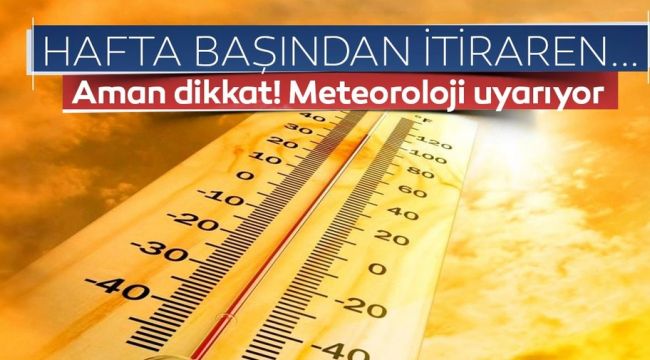 Ortalamaların 10 derece üzerinde…