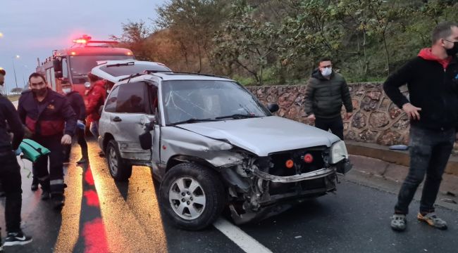 Cenaze dönüşü kaza yaptılar: 1 yaralı