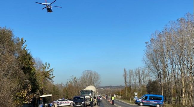 Helikopteriyle havadan böyle tespit edildi