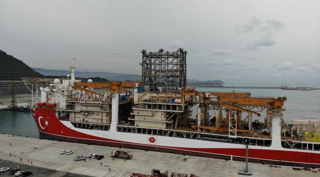 Kanuni Sondaj Gemisi Filyos Limanına demirledi