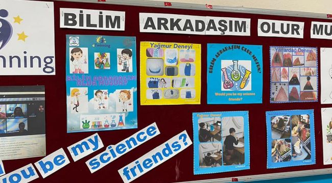 BİLİM ARKADAŞIM OLURMUSUN? ETWİNNİNG PROJESİ START ALDI