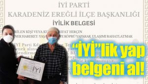 - İYİLİK YAP BELGENİ AL...