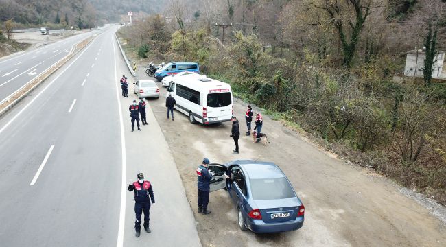- Jandarmadan dronlu, köpekli korona virüs denetimi