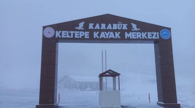 - Keltepe Kayak Merkezi beyaz örtüye büründü